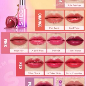 رژلب شیگلم مدل Mirror Kiss رنگ Thats Fierce