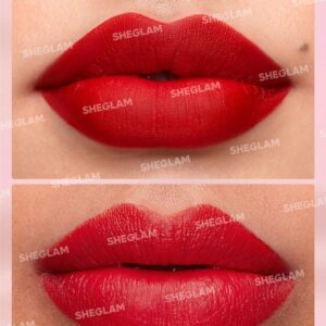 رژلب جامد شیگلم مدل Matte Allure رنگ Crimson Suede