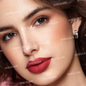 رژلب جامد مات شیگلم مدل Matte Allure رنگ Retro Rose