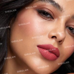 رژلب جامد مات شیگلم مدل Matte Allure رنگ Retro Rose
