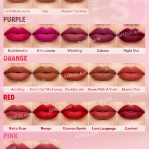 رژلب جامد مات شیگلم مدل Matte Allure رنگ Self-Made Babe