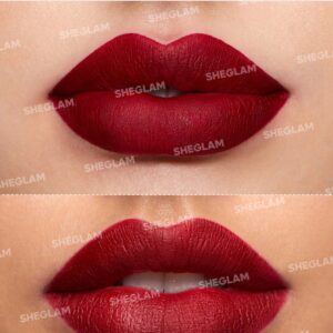 رژلب مایع مات شیگلم رنگ Crimson