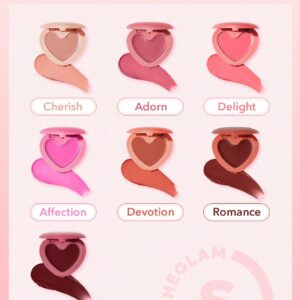 رژگونه قلبی شیگلم رنگ Romance