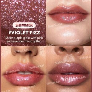 لیپ پلامپر شیگلم شاین رنگ Violet Fizz