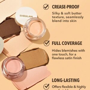 کانسیلر کرمی کاسه ای شیگلم مدل Rapid Retouch رنگ Warm Vanilla