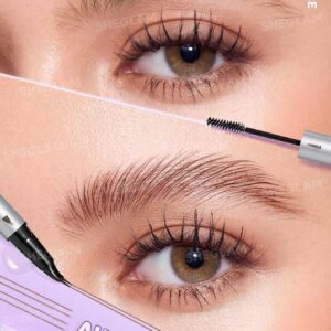 قلم حالت دهنده طبیعی ابرو دو سر شیگلم مدل Real Flow رنگ Auburn