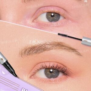 قلم حالت دهنده طبیعی ابرو دو سر شیگلم مدل Real Flow رنگ Blonde