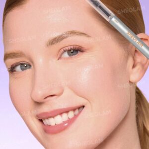 قلم حالت دهنده طبیعی ابرو دو سر شیگلم مدل Real Flow رنگ Blonde