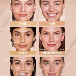 تستر کرمپودر استیکی شیگلم رنگ Light Medium