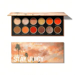 پالت سایه 12 رنگ شیگلم مدل Stay Juicy LA