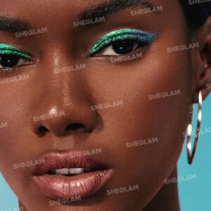 سایه گلیتری ژله ای سبز شیگلم Peacock