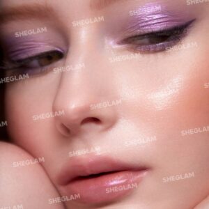 سایه مایع دوطرفه شیگلم مدل Silk & Sparkle رنگ Lavender