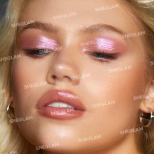 سایه مایع دوطرفه شیگلم مدل Silk & Sparkle رنگ Rose