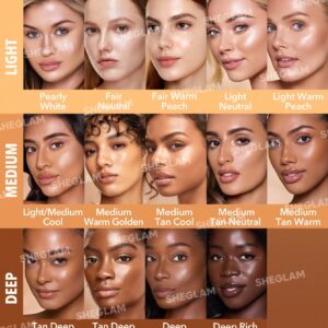 تستر کرم پودر و هایلایتر مایع گلو میکسر شیگلم sunburst glow mixer رنگ Light