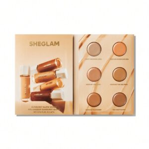 تستر کرم پودر و هایلایتر مایع گلو میکسر شیگلم sunburst glow mixer رنگ Medium