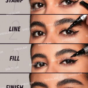خط چشم دو سر استمپی مدل Wing it رنگ Brown