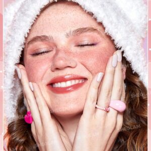 رژگونه پودری شیگلم مدل خرسی رنگ Tickled Pink
