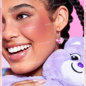 رژگونه پودری شیگلم مدل خرسی رنگ Tickled Pink