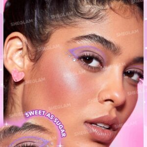 خط چشم شیگلم مدل خرسی رنگ بنفش Sweet As Sugar