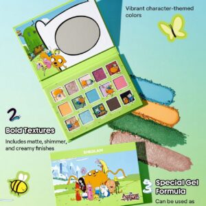 پالت سایه شیگلم Land Of Ooo از کالکشن وقت ماجراجویی Adven... 9 Adventure Time SHEGLAM Land Of Ooo Palette 3 پالت سایه شیگلم Land Of Ooo از کالکشن وقت ماجراجویی Adven...