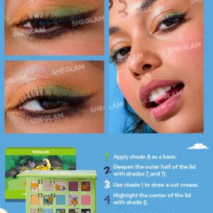 پالت سایه شیگلم Land Of Ooo از کالکشن وقت ماجراجویی Adven... 12 Adventure Time SHEGLAM Land Of Ooo Palette 6 پالت سایه شیگلم Land Of Ooo از کالکشن وقت ماجراجویی Adven...