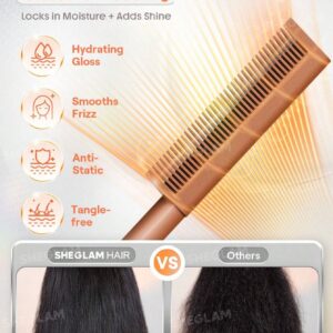 شانه حرارتی صاف کننده مو شیگلم ضد سوختگی مدل Anti Burn Ho... 12 Anti Burn Hot Comb EU Plug 5 شانه حرارتی صاف کننده مو شیگلم ضد سوختگی مدل Anti Burn Ho...