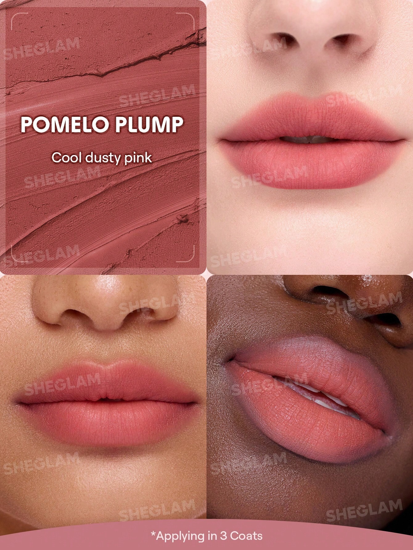 رژلب کاسه ای جیبی شیگلم مدل Bounce Putty رنگ Pomelo Plump... 2 رژلب کاسه ای جیبی شیگلم مدل Bounce Putty رنگ Pomelo Plump... - Image 2