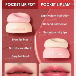 رژلب کاسه ای جیبی شیگلم مدل Bounce Putty رنگ Sangria Slay... 14 Bounce Putty Pocket Lip Pot Sangria Slay 7 رژلب کاسه ای جیبی شیگلم مدل Bounce Putty رنگ Sangria Slay...