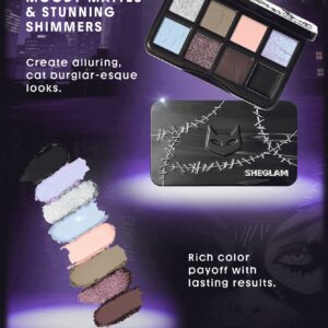 پالت سایه شیگلم Feline Fatale مدل زن گربه ای CATWOMAN - خ... 9 CATWOMAN SHEGLAM Feline Fatale Palette 3 پالت سایه شیگلم Feline Fatale مدل زن گربه ای CATWOMAN - خ...