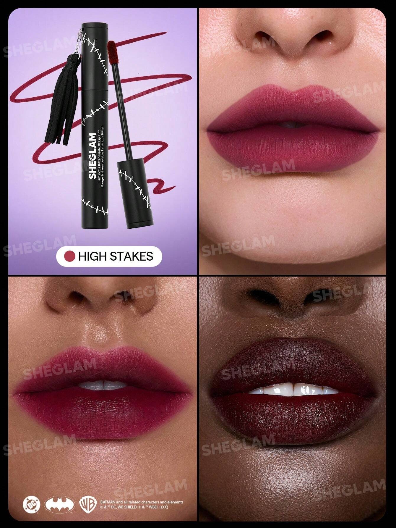 تینت لب پیل آف شیگلم مدل زن گربه ای CATWOMAN رنگ High sta... 2 تینت لب پیل آف شیگلم مدل زن گربه ای CATWOMAN رنگ High sta... - Image 2