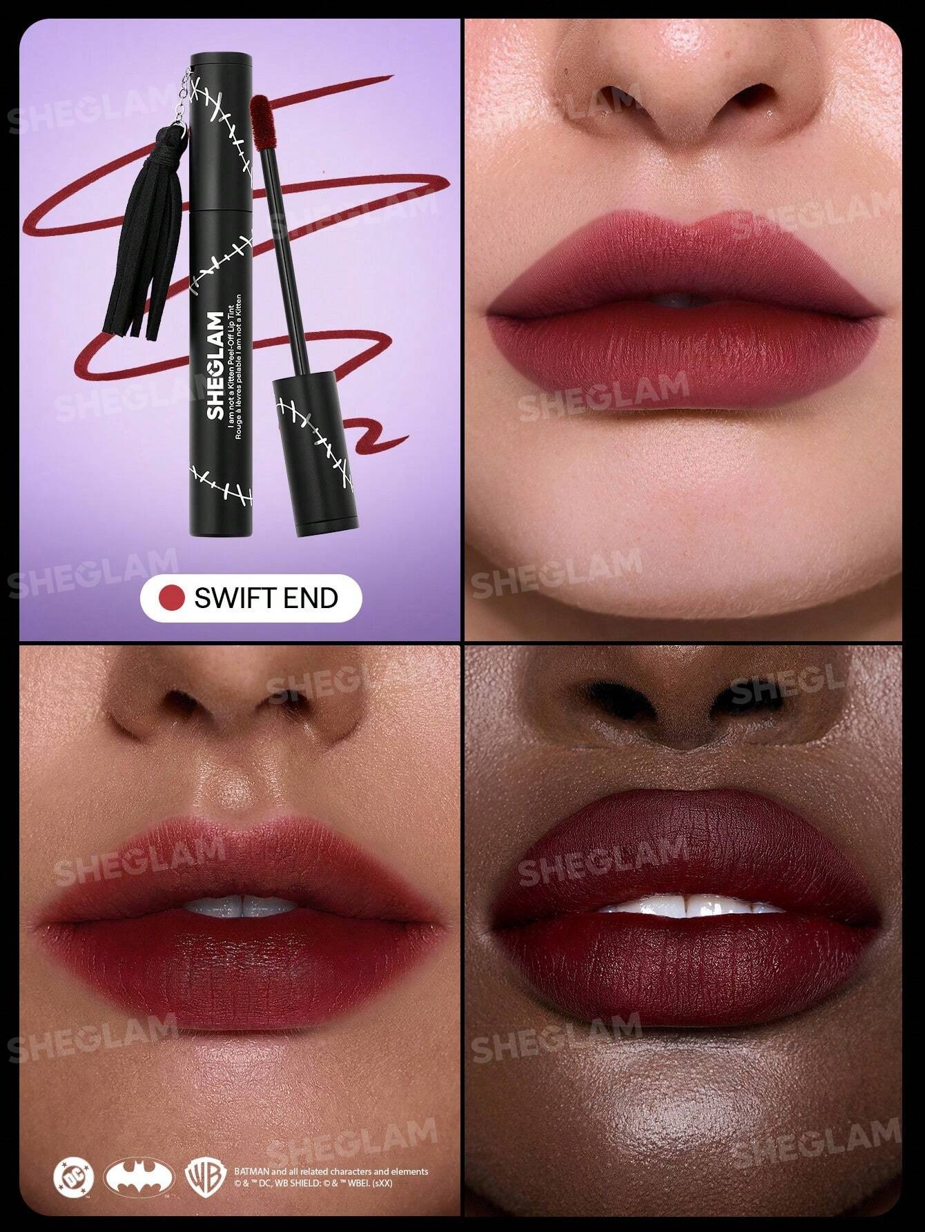 تینت لب پیل آف شیگلم مدل زن گربه ای CATWOMAN رنگ Swift En... 2 تینت لب پیل آف شیگلم مدل زن گربه ای CATWOMAN رنگ Swift En... - Image 2