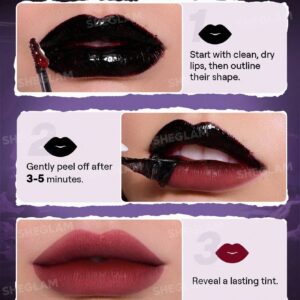 تینت لب پیل آف شیگلم مدل زن گربه ای CATWOMAN رنگ Swift En... 10 CATWOMAN SHEGLAM I Am Not A Kitten Peel Off Lip Tint Swift End 4 تینت لب پیل آف شیگلم مدل زن گربه ای CATWOMAN رنگ Swift En...