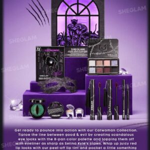 تینت لب پیل آف شیگلم مدل زن گربه ای CATWOMAN رنگ Swift En... 13 CATWOMAN SHEGLAM I Am Not A Kitten Peel Off Lip Tint Swift End 7 تینت لب پیل آف شیگلم مدل زن گربه ای CATWOMAN رنگ Swift En...