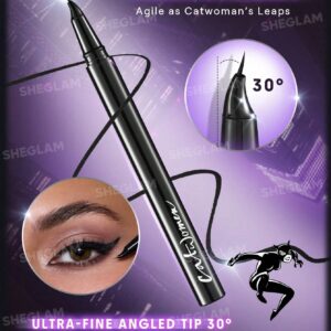 خط چشم ماژیکی شیگلم مدل Meow زن گربه ای CATWOMAN - خرید و... 9 CATWOMAN SHEGLAM Meow Eyeliner 3 خط چشم ماژیکی شیگلم مدل Meow زن گربه ای CATWOMAN - خرید و...