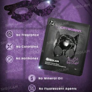 ماسک دور چشم آبرسان شیگلم مدل Cat Woman Midnight Veil بست... 9 CATWOMAN SHEGLAM Midnight Veil Eye Mask 4 ماسک دور چشم آبرسان شیگلم مدل Cat Woman Midnight Veil بست...