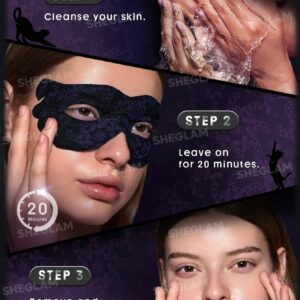 ماسک دور چشم آبرسان شیگلم مدل Cat Woman Midnight Veil بست... 10 CATWOMAN SHEGLAM Midnight Veil Eye Mask 5 ماسک دور چشم آبرسان شیگلم مدل Cat Woman Midnight Veil بست...