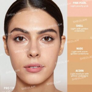 کانسیلر پد دار شیگلم رنگ Nude 7 COMPLEXION BOOST CONCEALER NUDE4 کانسیلر پد دار شیگلم رنگ Nude