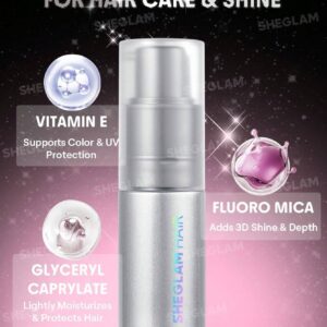 اسپری گلیتر و هایلایتر مو و بدن شیگلم رنگ Dance Queen - خ... 9 Disco Twist Hair Body Glitter Mist Dance Queen 4 اسپری گلیتر و هایلایتر مو و بدن شیگلم رنگ Dance Queen - خ...