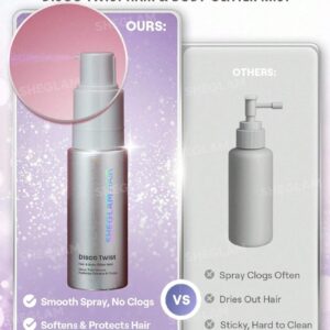 اسپری گلیتر و هایلایتر مو و بدن شیگلم رنگ Dance Queen - خ... 10 Disco Twist Hair Body Glitter Mist Dance Queen 5 اسپری گلیتر و هایلایتر مو و بدن شیگلم رنگ Dance Queen - خ...