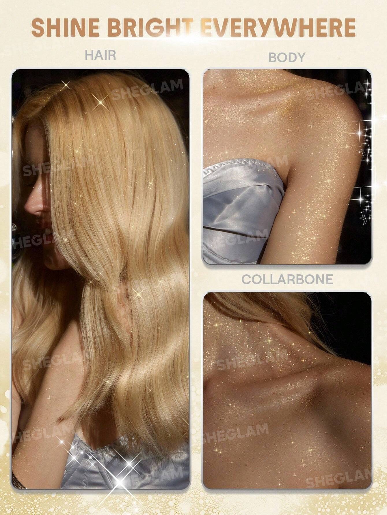 اسپری گلیتر و هایلایتر مو و بدن شیگلم رنگ Star Quality - ... 3 اسپری گلیتر و هایلایتر مو و بدن شیگلم رنگ Star Quality - ... - Image 3