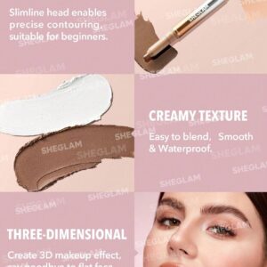 کانتور هایلایتر قلمی2در1 شیگلم Fine Line رنگ Chestnut - خ... 7 Fine Line 2 In 1 Nose Contour Highlight Pen Chestnut 13 کانتور هایلایتر قلمی2در1 شیگلم Fine Line رنگ Chestnut - خ...