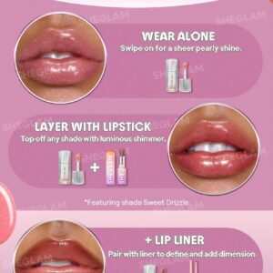 لیپ گلاس آینه ای شیگلم مدل Glass Lock Air Gloss رنگ Honey... 10 Glass Lock Air Gloss Honey Glaze 5 لیپ گلاس آینه ای شیگلم مدل Glass Lock Air Gloss رنگ Honey...