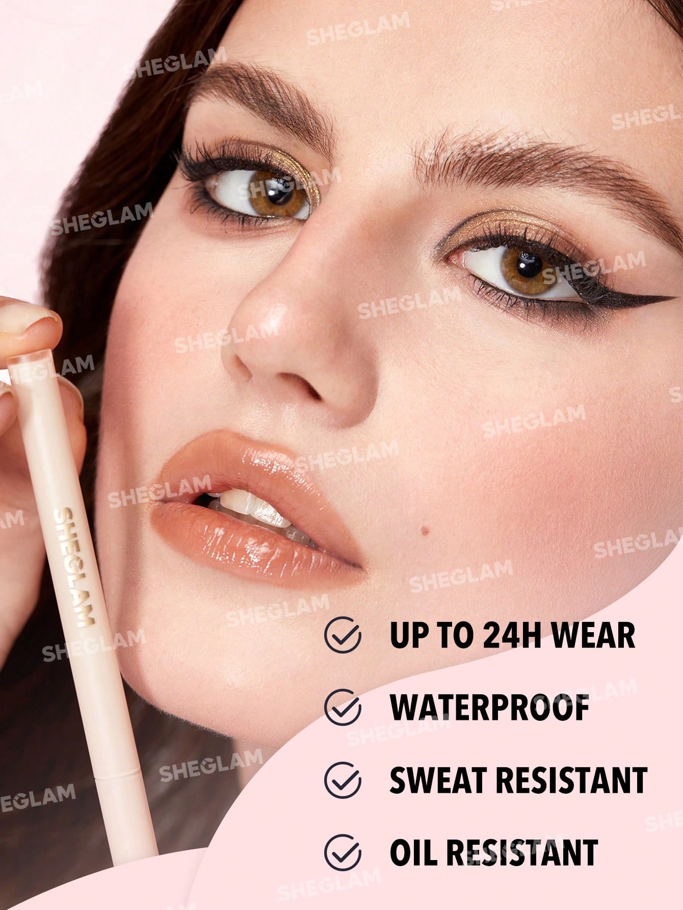 مداد چشم ضدآب شیگلم مدل زاویه دار Good Point Waterproof A... 5 مداد چشم ضدآب شیگلم مدل زاویه دار Good Point Waterproof A... - Image 5