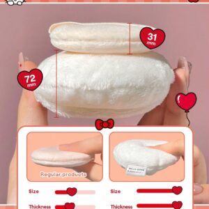 Hello Kitty｜SHEGLAM Cupid Cutie Powder Puff 4 پد پودری شیگلم مدل کیتی ست دو عددی