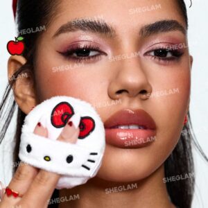 Hello Kitty｜SHEGLAM Cupid Cutie Powder Puff 6 پد پودری شیگلم مدل کیتی ست دو عددی