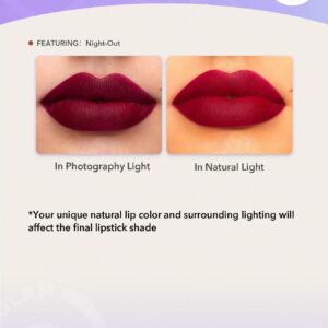 رژلب جامد مات شیگلم sheglam مدل Matte Allure رنگ Room Wit... 9 Matte Allure Lipstick Room With A View 5 رژلب جامد مات شیگلم sheglam مدل Matte Allure رنگ Room Wit...