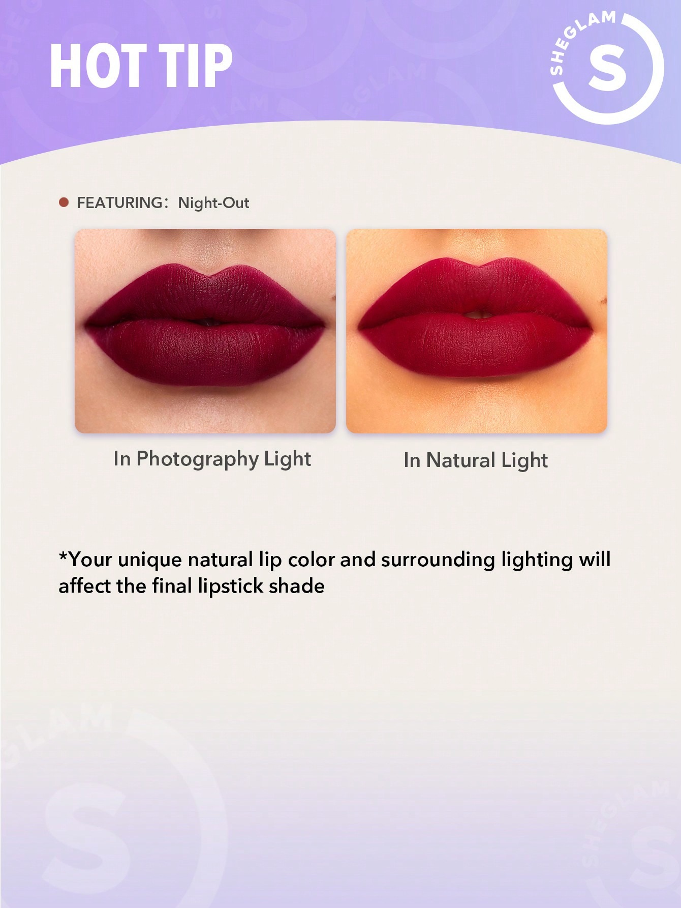 رژلب جامد مات شیگلم sheglam مدل Matte Allure رنگ Room Wit... 5 رژلب جامد مات شیگلم sheglam مدل Matte Allure رنگ Room Wit... - Image 5