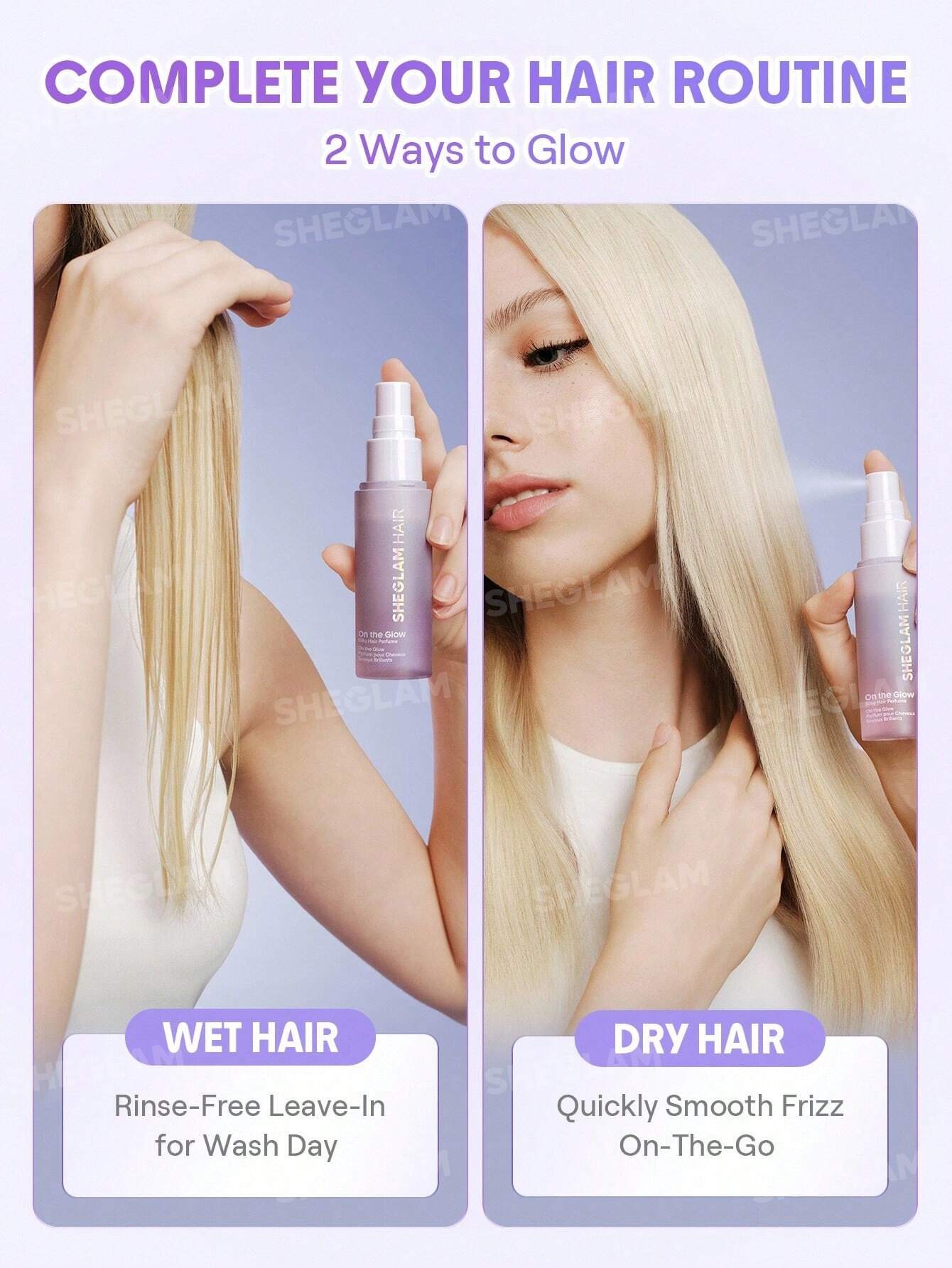 عطر مو شیگلم نرم کننده و ضدوز مدل on the glow حجم 50 میل ... 7 عطر مو شیگلم نرم کننده و ضدوز مدل on the glow حجم 50 میل ... - Image 7