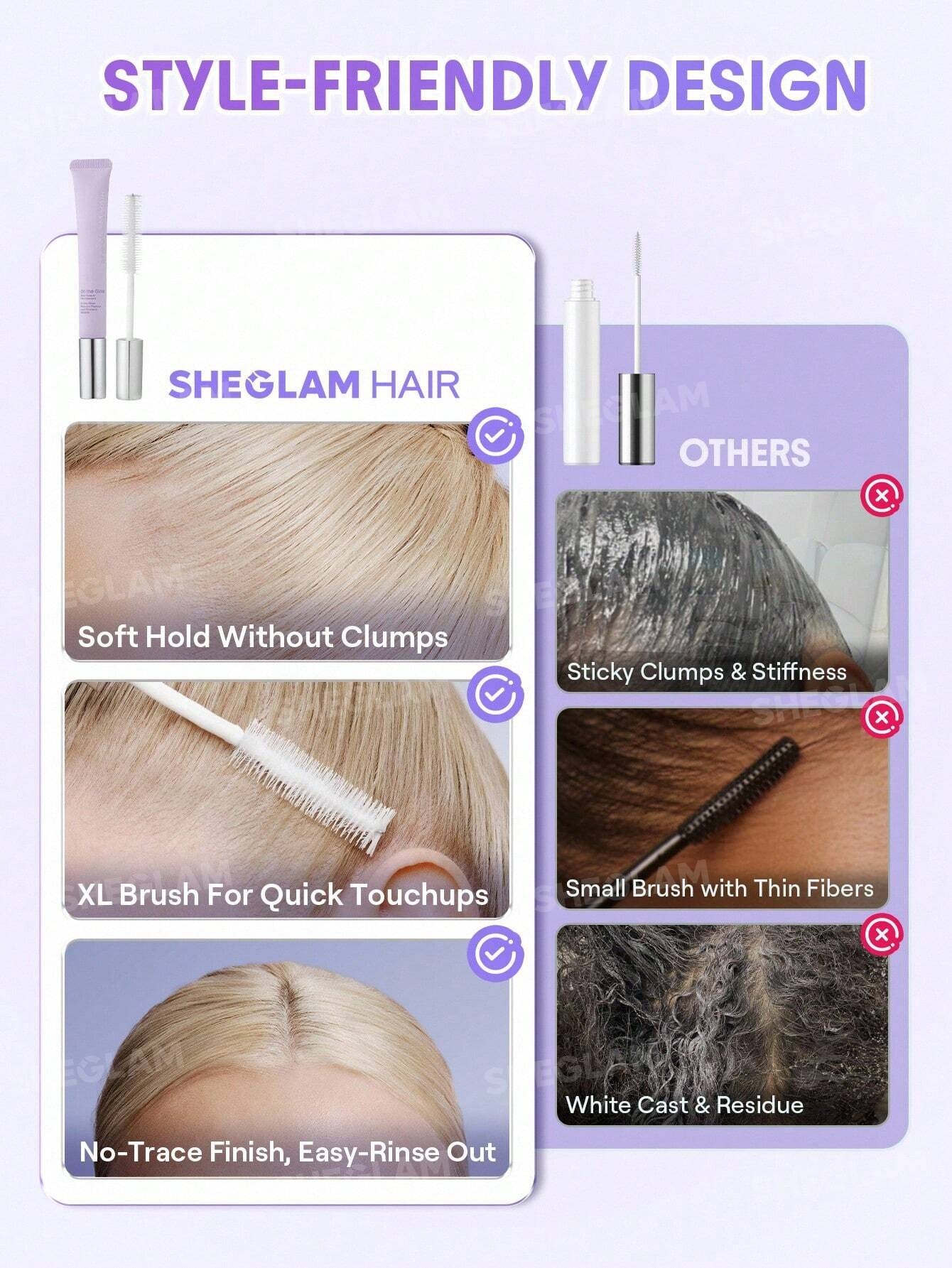 ریمل مو شیگلم حالت دهنده موهای خرد و ضد وز مدل on the glo... 3 ریمل مو شیگلم حالت دهنده موهای خرد و ضد وز مدل on the glo... - Image 3