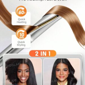 Alternative view of اتو مو دو کاره شیگلم دوکاره صاف کننده و فرکننده مدل Sleek...